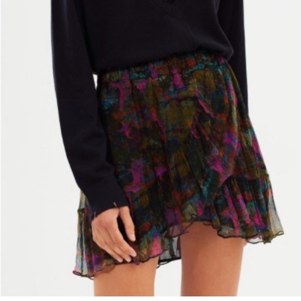 IRO Paris Multicolor Mini Skirt